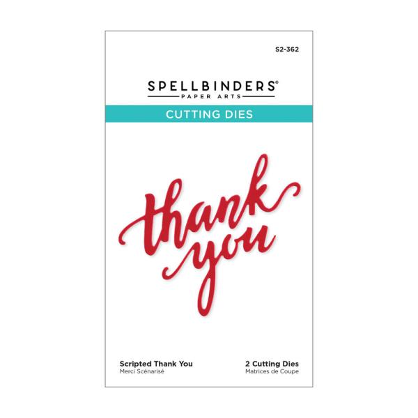 Spellbinders - Stanzschablone "Scripted Thank You" Dies