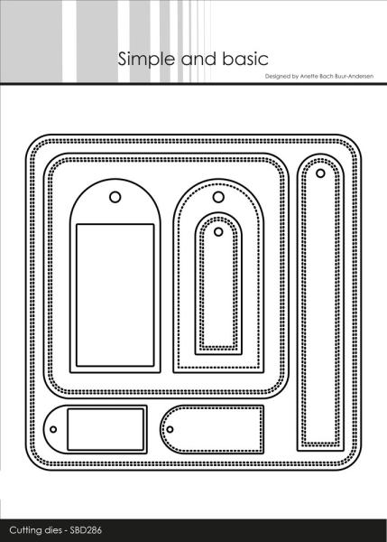 Simple and Basic - Stanzschablone 13x13 cm "Rounded Square" Dies