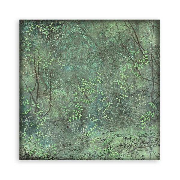 Stamperia - Designpapier "Magic Forest Maxi Background" Paper Pack 12x12 Inch - 10 Bogen