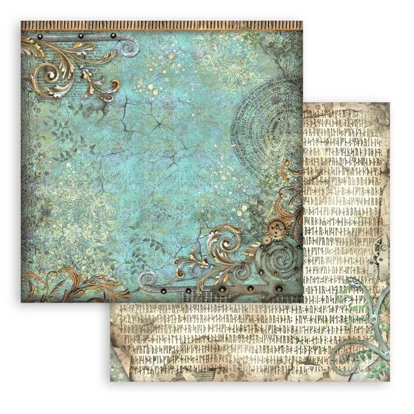 Stamperia - Designpapier "Magic Forest Maxi Background" Paper Pack 12x12 Inch - 10 Bogen