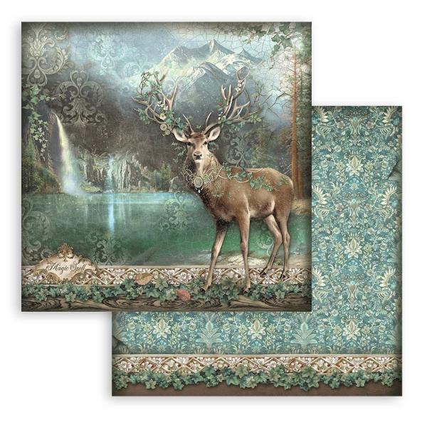 Stamperia - Designpapier "Magic Forest" Paper Pack 12x12 Inch - 10 Bogen