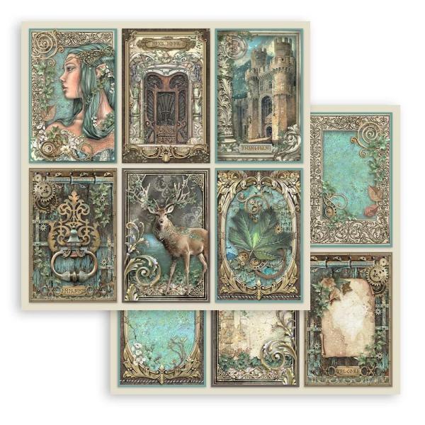 Stamperia - Designpapier "Magic Forest" Paper Pack 12x12 Inch - 10 Bogen