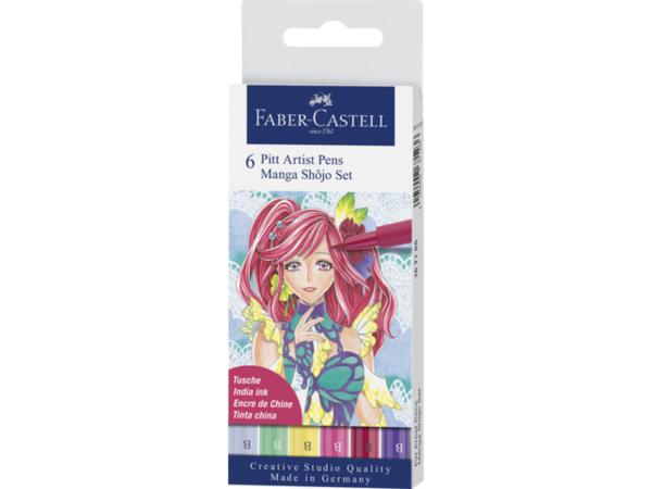 Faber-Castell - Aquarellstifte "Pitt Artist Pens Manga Shôjo Set"