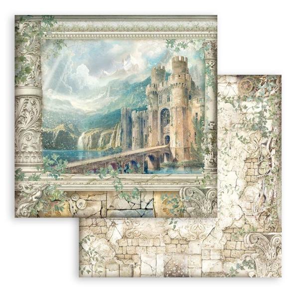 Stamperia - Designpapier "Magic Forest" Paper Pack 8x8 Inch - 10 Bogen