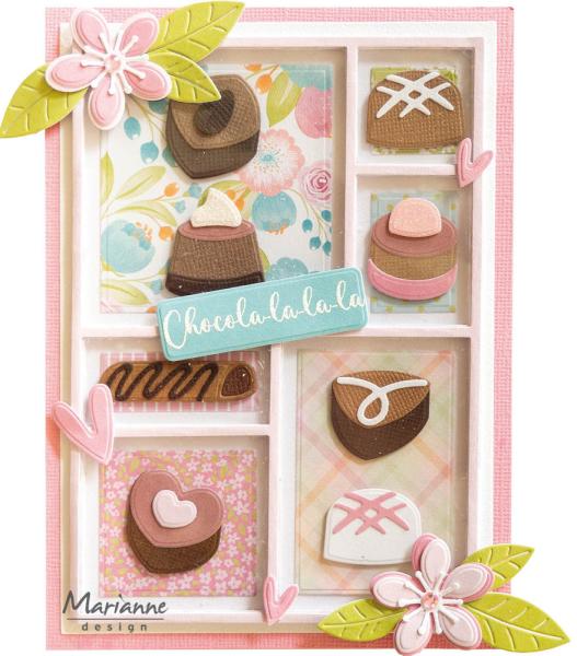 Marianne Design - Präge- und Stanzschalone "Chocolates" Collectables Dies