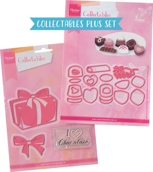 Marianne Design -Collectables - Stamp & Dies - Chocolate box  - Stempel und Stanzschablone