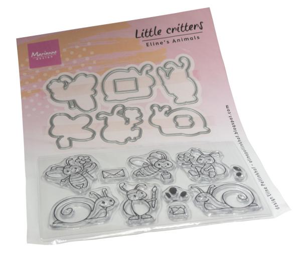 Marianne Design - Stempelset & Stanzschablone "Animals Little Critters" Collectables Stamp & Dies