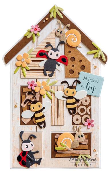 Marianne Design - Schablone A5 "Insect Hotel" Stencil