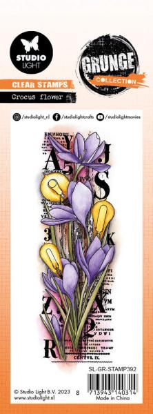 Studio Light - Stempel "Crocus Flower" Clear Stamps Grunge Collection