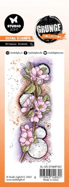 Studio Light - Stempel "Primula Branch" Clear Stamps Grunge Collection