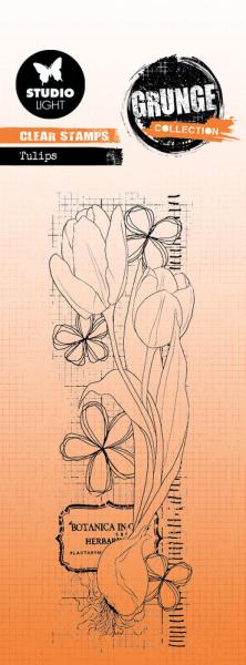 Studio Light - Stempel "Tulips" Clear Stamps Grunge Collection