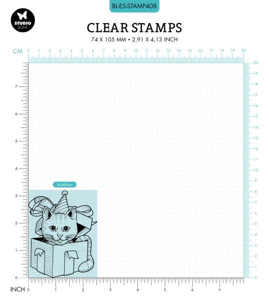 Studio Light - Stempel "Cat in a Box" Clear Stamps