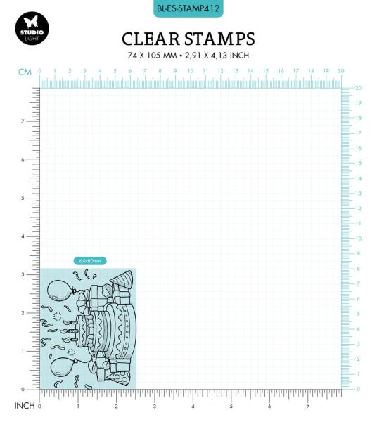 Studio Light - Stempel "Cake Party" Clear Stamps