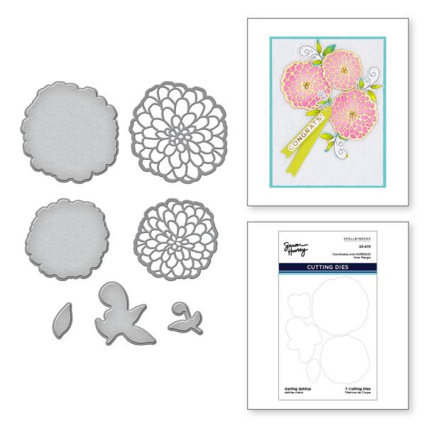 Spellbinders - Stanzschablone "Darling Dahlias" Dies