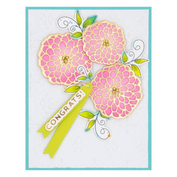 Spellbinders - Stanzschablone "Darling Dahlias" Dies