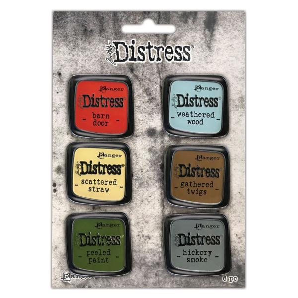 Ranger - Tim Holtz - Anstecknadel "Distress Ink Pad Pin Set 7"