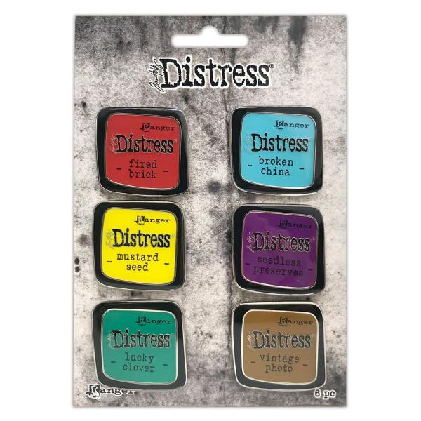 Ranger - Tim Holtz - Anstecknadel "Distress Ink Pad Pin Set 2"