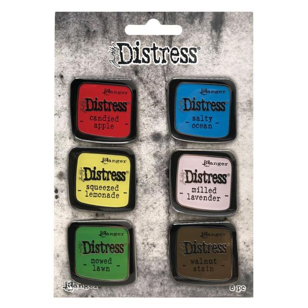 Ranger - Tim Holtz - Anstecknadel "Distress Ink Pad Pin Set 5"