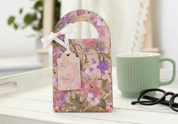 Crafters Companion - Geschenktüten "Vintage Summer Die-Cut Gift Bag"