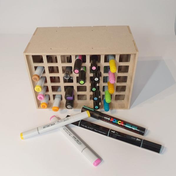 Pronty Crafts - MDF Organizer Grundbox für Stifte "Organizer Basic Box Markers"
