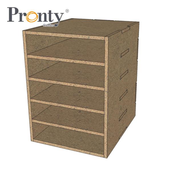 Pronty Crafts - MDF Organizer Grundbox Kastenschublade "Half Box Drawer"