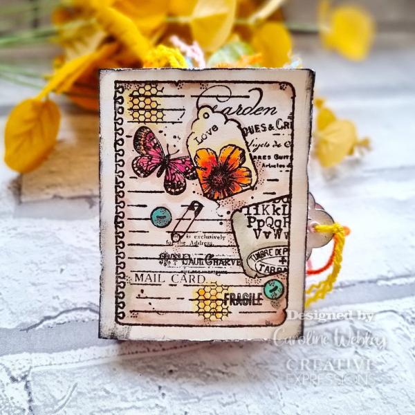 Woodware - Stempelset "Garden Journal" Clear Stamps 