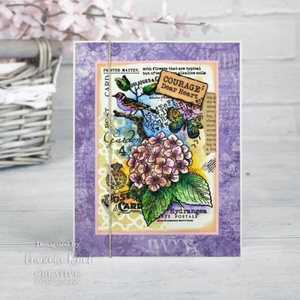 Woodware - Stempel "Hydrangea " Clear Stamps