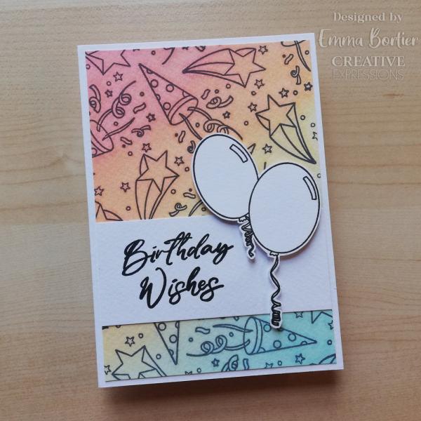 Creative Expressions - Stempelset A5 "Birthday Wishes" Clear Stamps