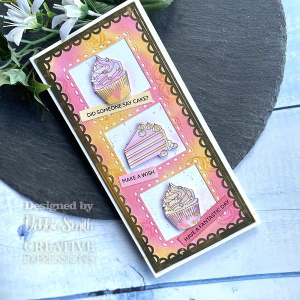 Creative Expressions - Stempelset A5 "Sweet Day" Clear Stamps