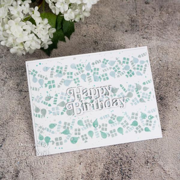 Creative Expressions - Schablone "Let's Celebrate" Layering Stencil