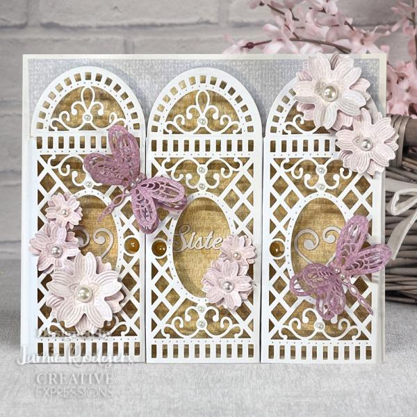 Creative Expressions - Stanzschablone "Wings of Wonder Rose Trellis Panel" Craft Dies