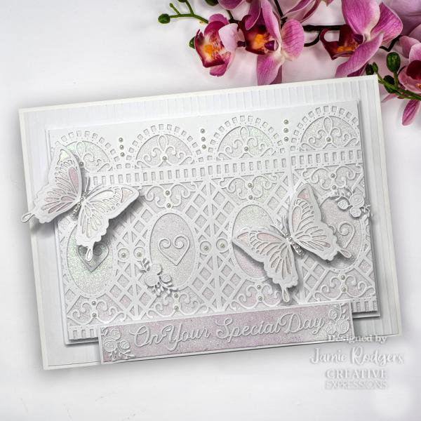 Creative Expressions - Stanzschablone "Wings of Wonder Rose Trellis Panel" Craft Dies