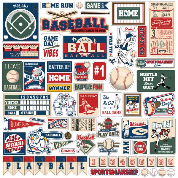 Carta Bella - Designpapier "Home Run" Collection Kit 12x12 Inch - 12 Bogen  