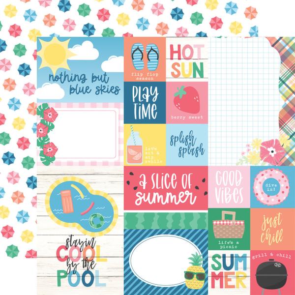 Echo Park - Designpapier "Sun Kissed" Collection Kit 12x12 Inch - 12 Bogen