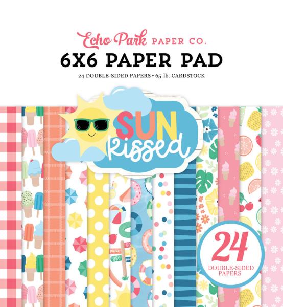 Echo Park - Designpapier "Sun Kissed" Paper Pack 6x6 Inch -  Bogen