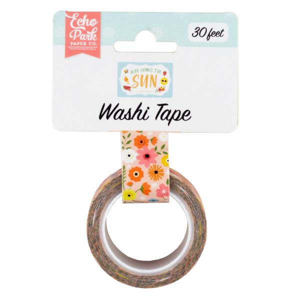 Echo Park - Decorative Tape "Sunny Floral" Washi Tape 