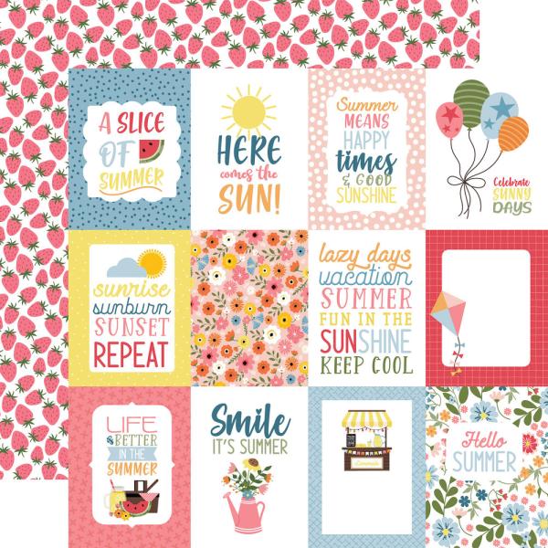 Echo Park - Designpapier "Here Comes The Sun" Collection Kit 12x12 Inch - 12 Bogen