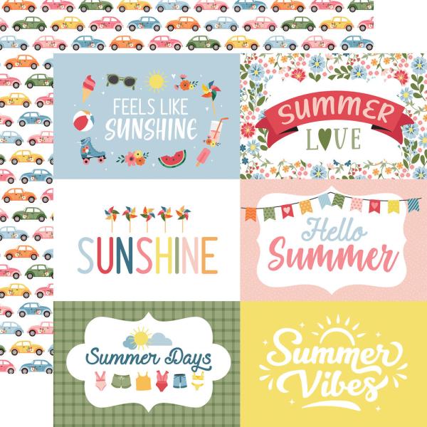 Echo Park - Designpapier "Here Comes The Sun" Collection Kit 12x12 Inch - 12 Bogen