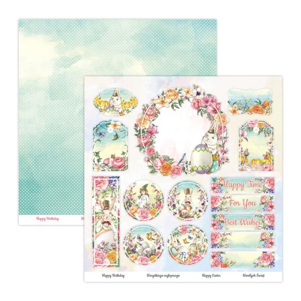 ScrapBoys - Designpapier "Spring Flowers" Paper Pack 12x12 Inch - 12 Bogen