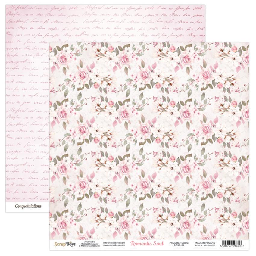 ScrapBoys - Designpapier "Romantic Soul" Paper Pack 6x6 Inch - 24 Bogen