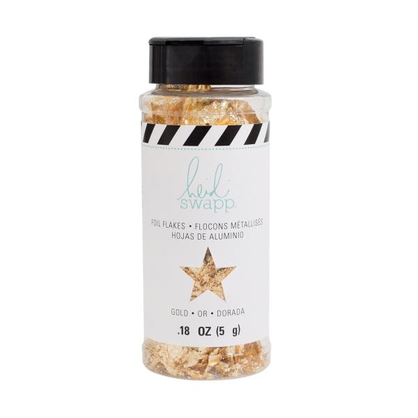 Heidi Swapp - Dekometallflocken "Minc foil flakes Gold"