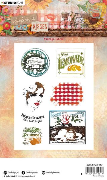 Studio Light - Stempelset "Vintage Labels" Clear Stamps