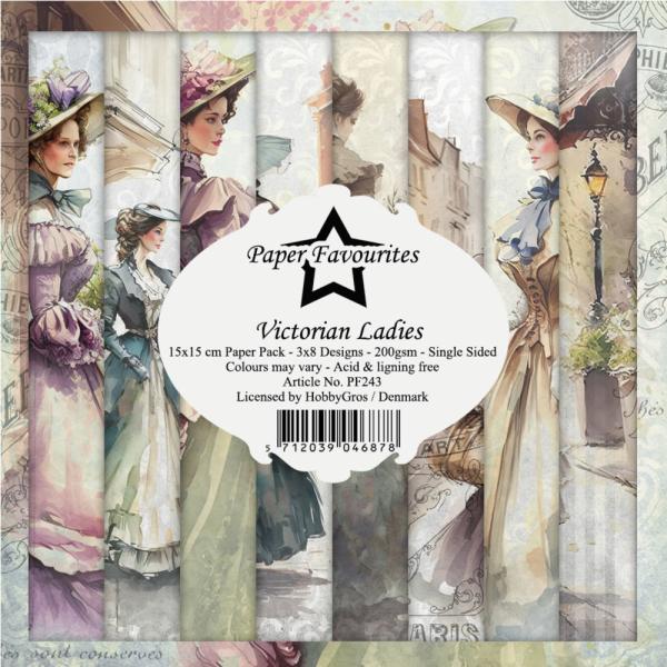 Paper Favourites - Designpapier "Victorian Ladies" Paper Pack 6x6 Inch - 24 Bogen