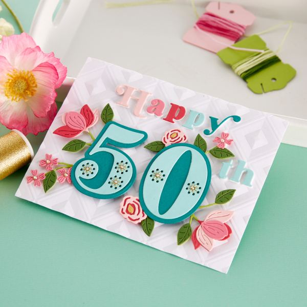 Spellbinders - Stanzschablone "Stitched Numbers" Dies