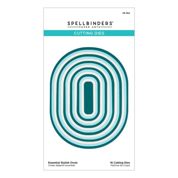 Spellbinders - Stanzschablone "Essential Stylish Ovals" Dies