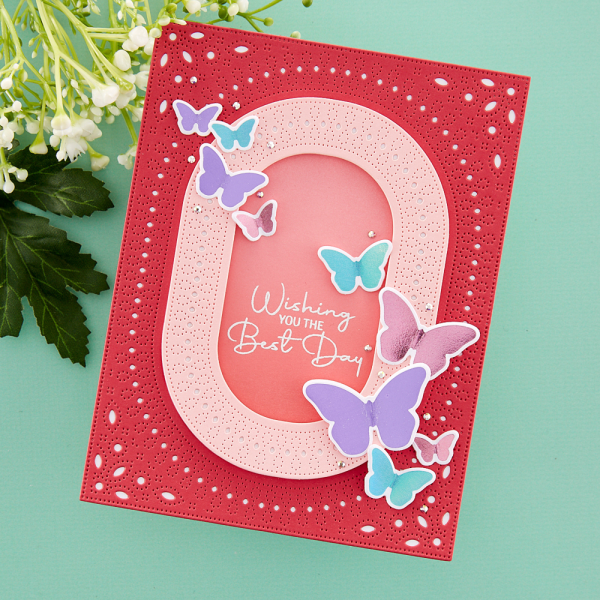 Spellbinders - Glimmer Hot Foil Plate "Fluttering By"