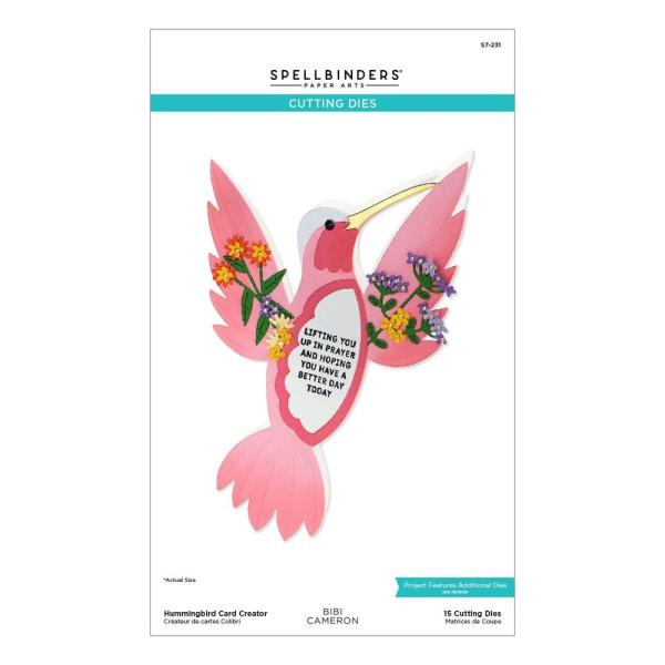 Spellbinders - Stanzschablone "Hummingbird Card Creator" Dies