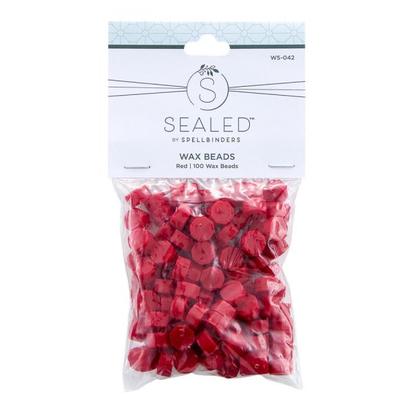 Spellbinders - Wachsperlen "Red" Wax Beads