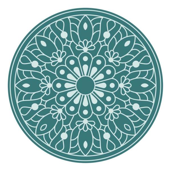 Spellbinders - Wachssiegel Stempel "Mandala" Waxs Seal Stamp