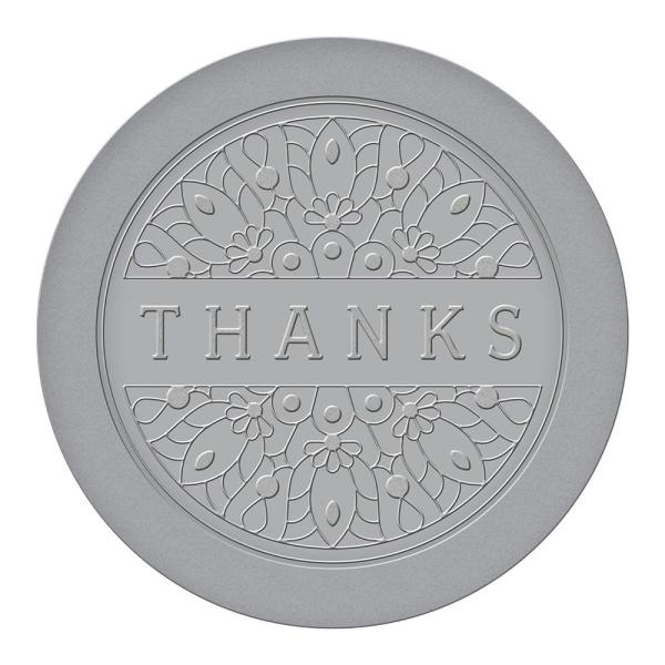 Spellbinders - Wachssiegel Stempel "Thanks Mandala" Waxs Seal Stamp